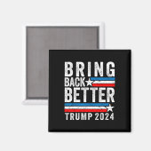 スタイルバックより良いトランプ2024 マグネット (正面/裏面)