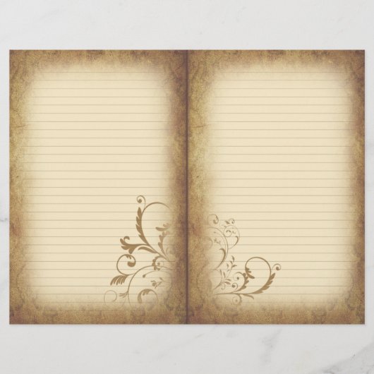 スタイルビクトリアンフローリッシュエイジングジャーナル紙 (正面)