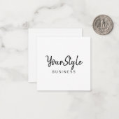 スタイルビジネス(文字タイプ) ノートカード (正面/裏面インサイチュ)