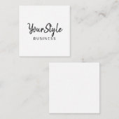 スタイルビジネス(文字タイプ) ノートカード (正面/裏面)