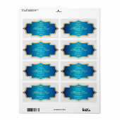 スタイルファンシージャムジェリーラベルブルー ラベル (フルシート)