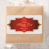 スタイルファンシージャムジェリーラベルレッド ラベル (インサイチュ)