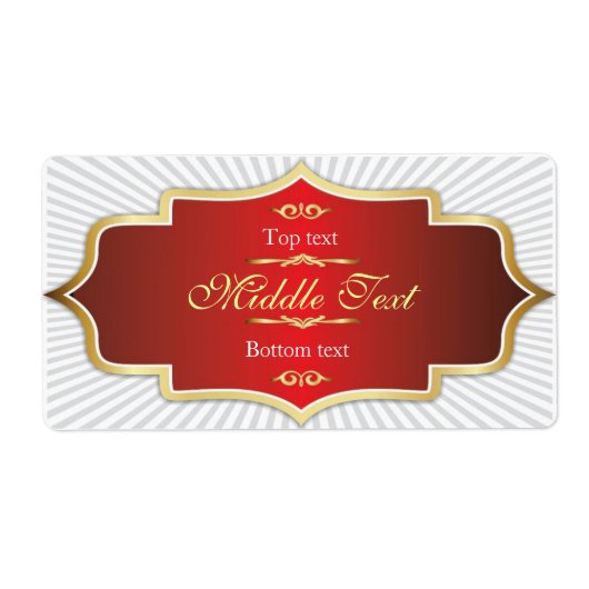 スタイルファンシージャムジェリーラベルレッド ラベル (正面)