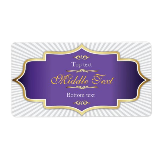 スタイルファンシージャムジェリーラベル紫 ラベル (正面)