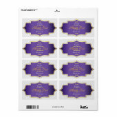 スタイルファンシージャムジェリーラベル紫 ラベル (フルシート)