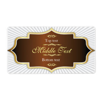 スタイルファンシージャムジェリーラベル茶色 ラベル