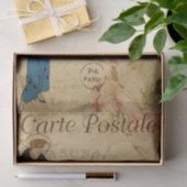 スタイルフランスのカルテポスタエレガントレ女性 薄葉紙 (ギフト)