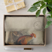 スタイルフランスのカルテポスタールルースター 薄葉紙 (ギフト)