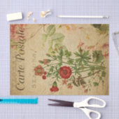 スタイルフランスのカルテポストアーレワイルドフラワーズ 薄葉紙 (クラフト)