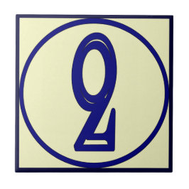 スタイルフランスのハウスナンバ2 タイル