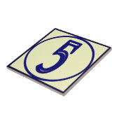 スタイルフランスのハウスナンバ5 タイル (側面)