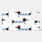 スタイルフランスの犬、漫画のパターン。 Case-Mate iPhoneケース (裏面 (横))