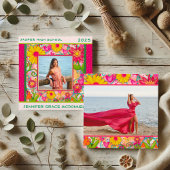 スタイルフローラカスタム卒業の写真発表 招待状