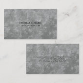 スタイルプレーンシンプルグレーパターンプロフェッショナル 名刺 (正面/裏面)