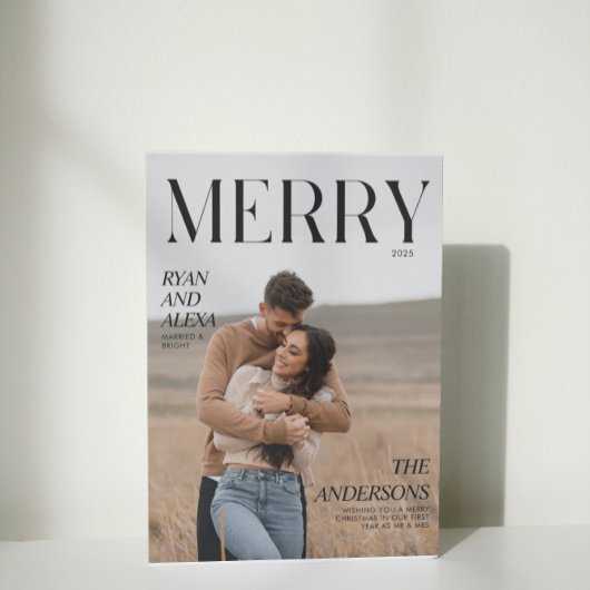 スタイルマガジンカバークリスマスホリデーカード シーズンカード