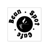 スタイルミニマル化カップロゴロイヤリティカフェ ラバースタンプ (インプリント)