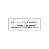 スタイルモダンはっきりした差出人住所 セルフインキングスタンプ (デザイン)