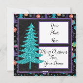 スタイルモダンクリトマスツリーフラットカード シーズンカード (裏面)