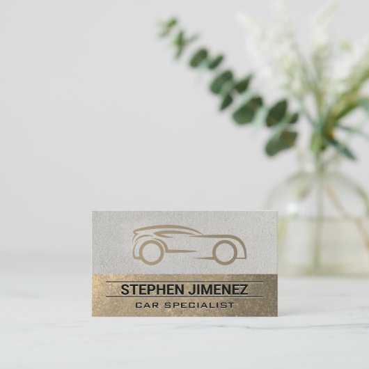スタイルモダン適用車のロゴ 名刺 (スタンド正面)