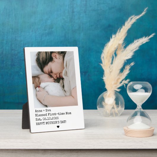 スタイルワンピック初めて母の日 フォトプラーク (側面)