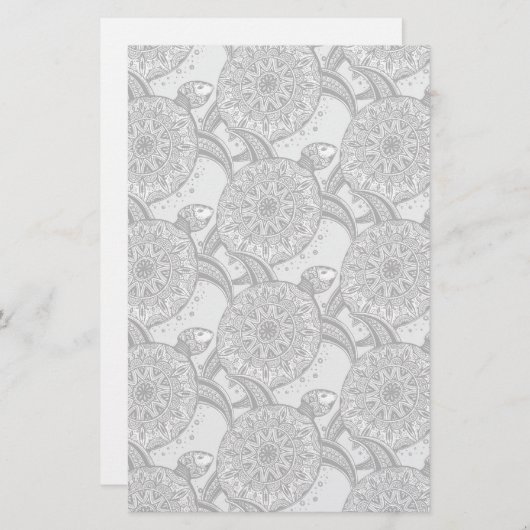 スタイル亀模様 便箋 (正面/裏面)