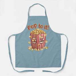 スタイル付きポピポップ・アートのン – "それに！" エプロン
