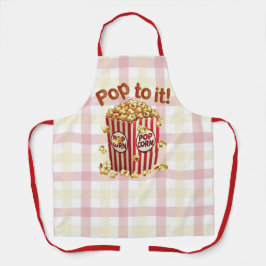 スタイル付きポピポップ・アートのン – "それに！" エプロン