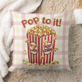 スタイル付きポピポップ・アートのン – "それに！" クッション (ブランケット)