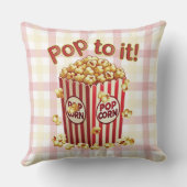 スタイル付きポピポップ・アートのン – "それに！" クッション (裏面)