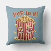 スタイル付きポピポップ・アートのン – "それに!" クッション (裏面)