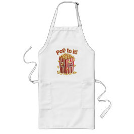 スタイル付きポピポップ・アートのン – "それに！" ロングエプロン
