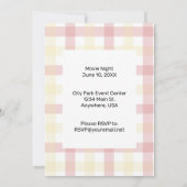 スタイル付きポピポップ・アートのン – "それに！" 招待状 (裏面)