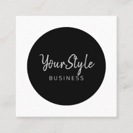 スタイル円（イメージタイプ） スクエア名刺