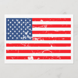 スタイル動揺してUSAフラグパーティー招待状 招待状