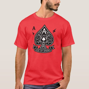 スタイル化されたエースのスペード— Art-Deco Vector Embram Tシャツ