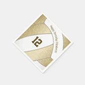 スタイル化されたゴールデンガールズバレースポーツ スタンダードカクテルナプキン (角)