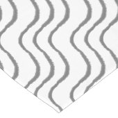 スタイル化されたストライプ抽象芸術の幾何学的パターン ショートテーブルランナー (コーナー)