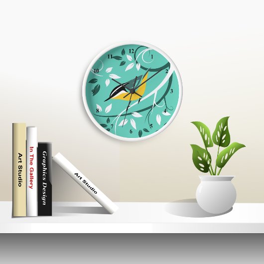 スタイル化されたナサッチ 壁時計