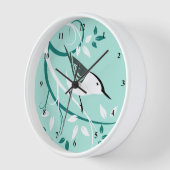 スタイル化されたナサッチ 壁時計 (傾斜)