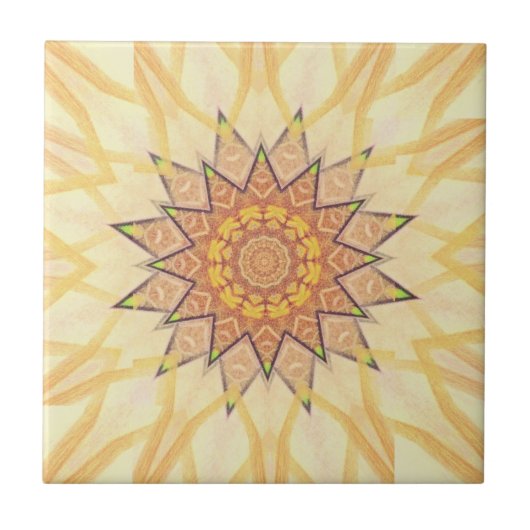 スタイル化された太陽 タイル (正面)