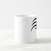 スタイル化された木のマグ コーヒーマグカップ (中央)