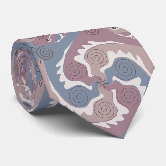 スタイル化された渦巻き状ヘアの面分割1 NT ネクタイ (ロール)
