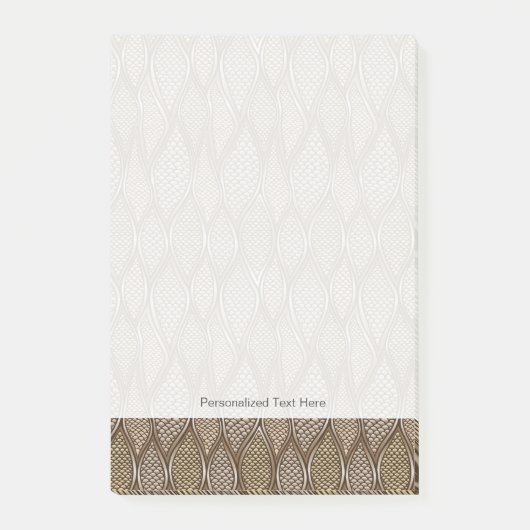 スタイル化した蛇の皮 ポストイット (正面)