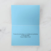 「スタイル学校」父の日 サンキューカード (内部)