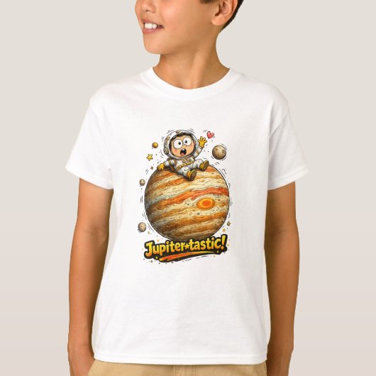 スタイル抜群の木星探検 Tシャツ (正面)
