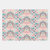 スタイル日本のかわいい第3条ラッピング紙シート ラッピングペーパーシート (正面3)