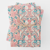 スタイル日本のかわいい第3条ラッピング紙シート ラッピングペーパーシート (インサイチュ)