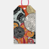 スタイル日本ののクリスマスギフトタグとボール ギフトタグ (正面)