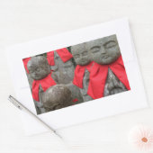 スタイル日本のの守護神 長方形シール (封筒)