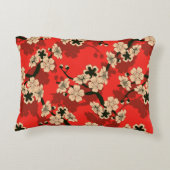 スタイル日本のの木を使ったさくらんぼの継ぎ目のない瓦  アクセントクッション (裏面)